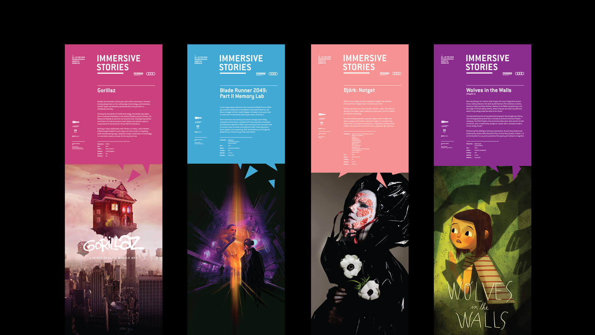 DIFF / Immersive Stories posters